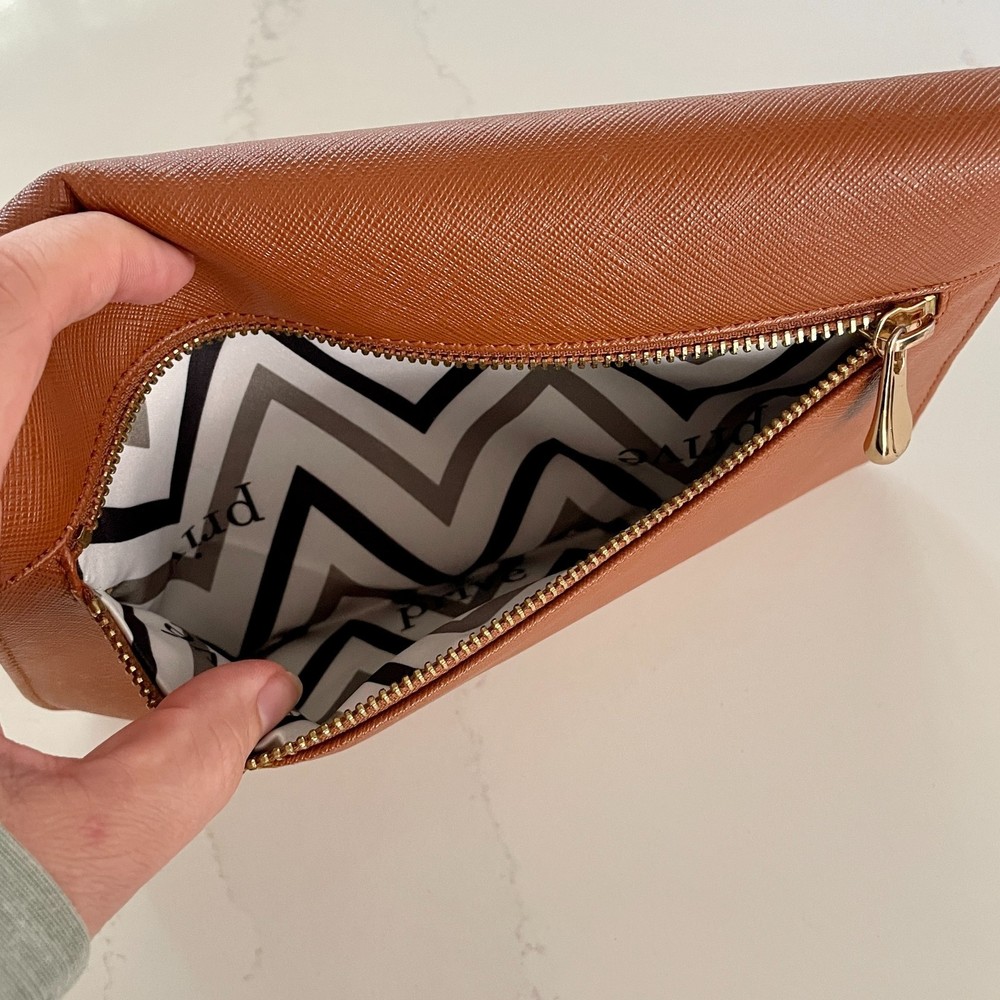 Prive By Sorial Women's Vegan Leather Envelope Clutch Wallet Purse - Picture 7 of 12